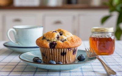 Health Nut Wild Blueberry Muffins