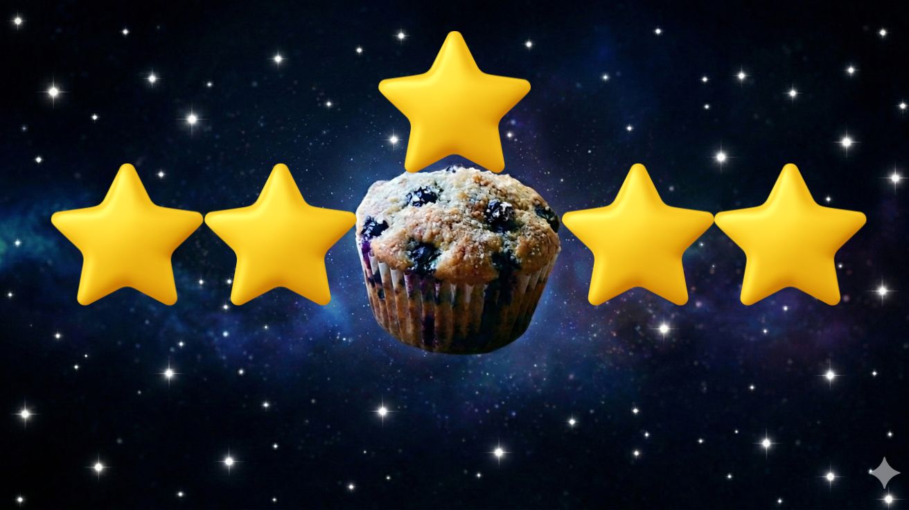 5 Star Wild Blueberry Muffins